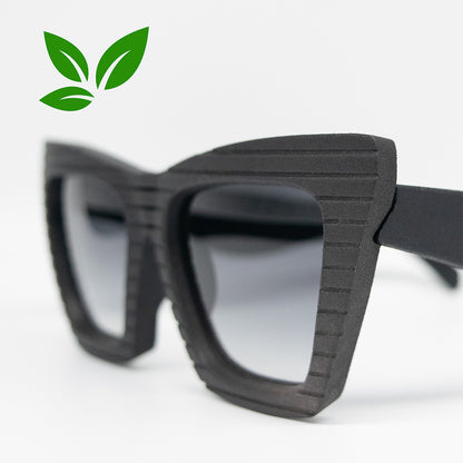 Occhiali cat eye oversize 3D