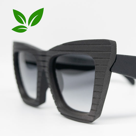 Occhiali cat eye oversize 3D