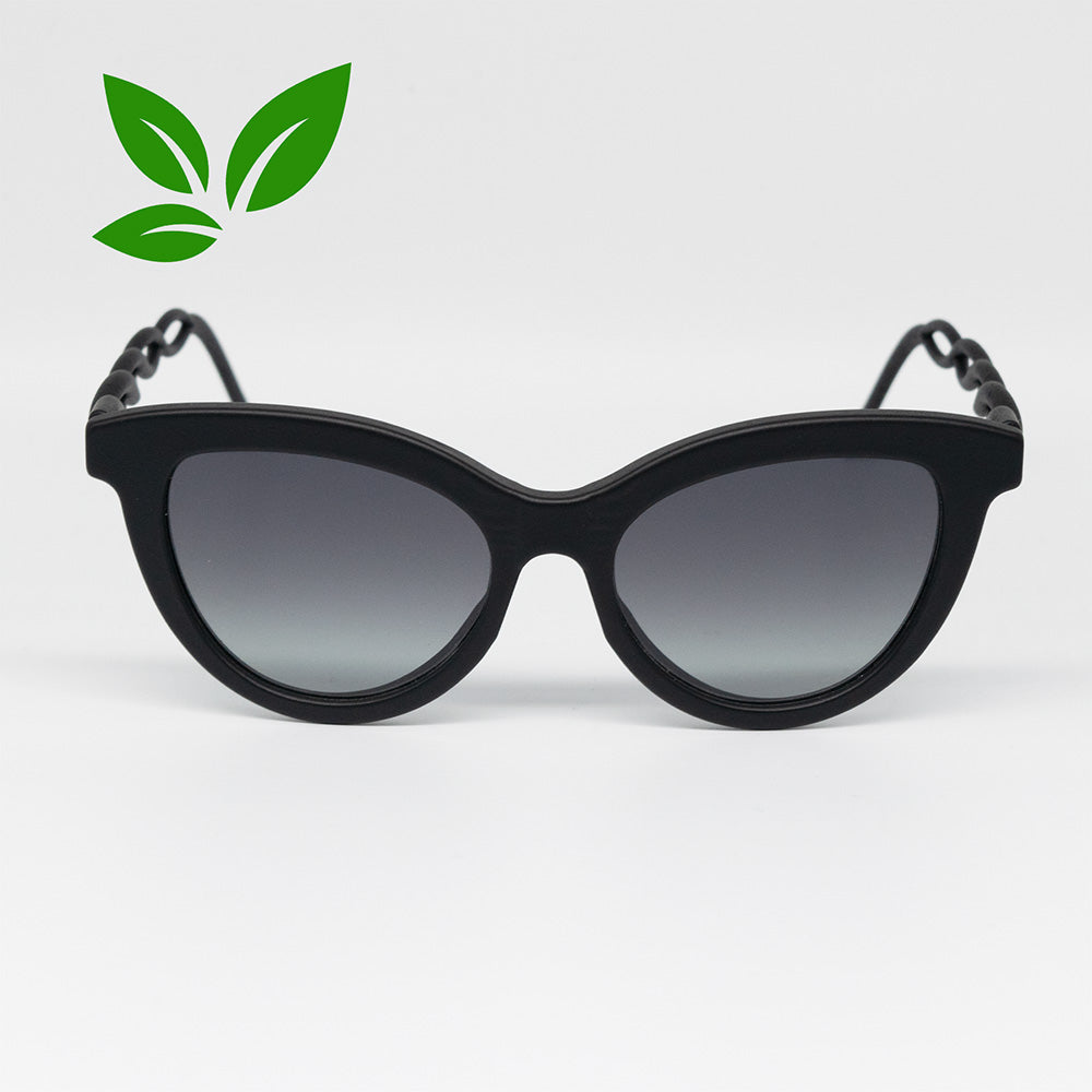 Occhiali da sole cat eye da donna treccia Enrosadira