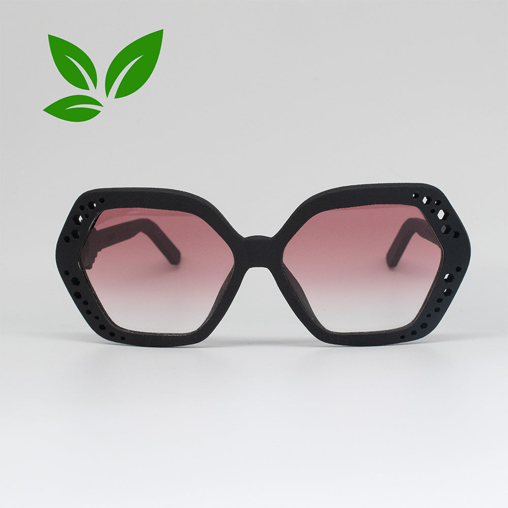 Occhiali da sole esagonali