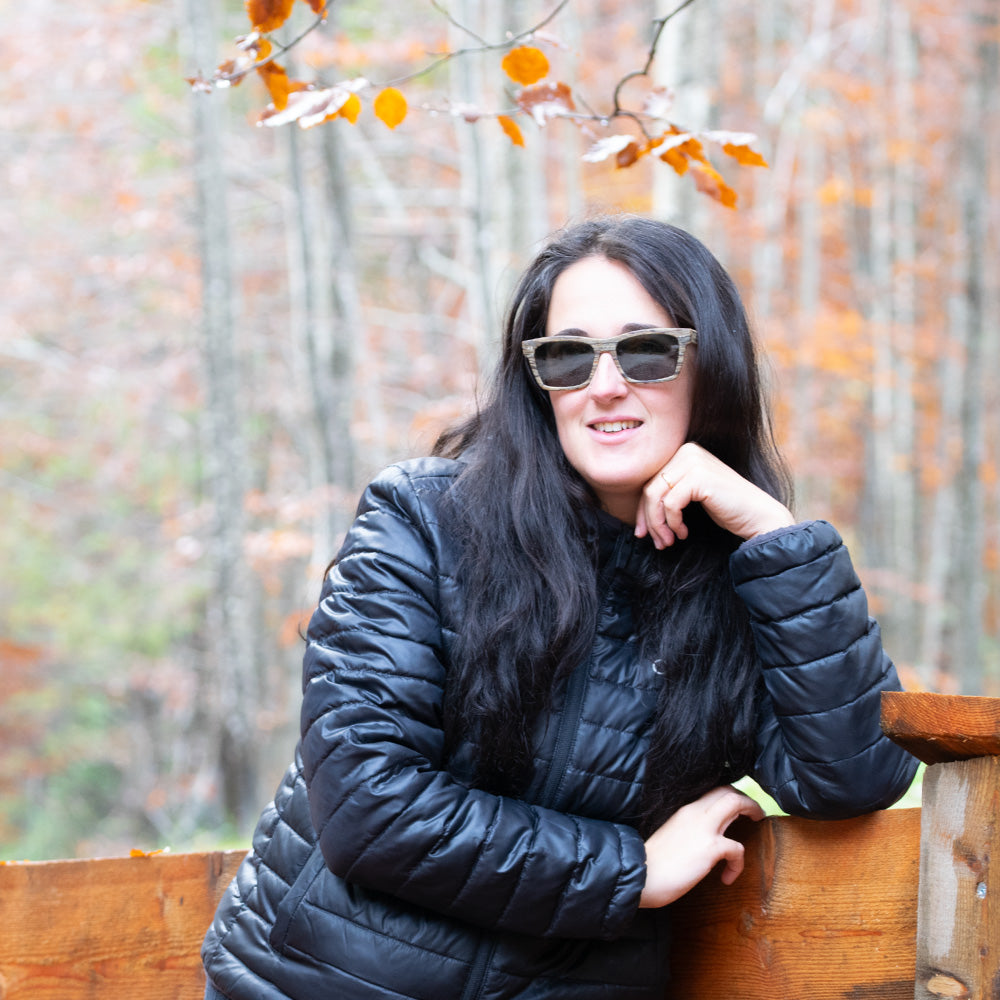 Occhiali da sole donna bio acetato con lenti polarizzate Made in Dolomiti