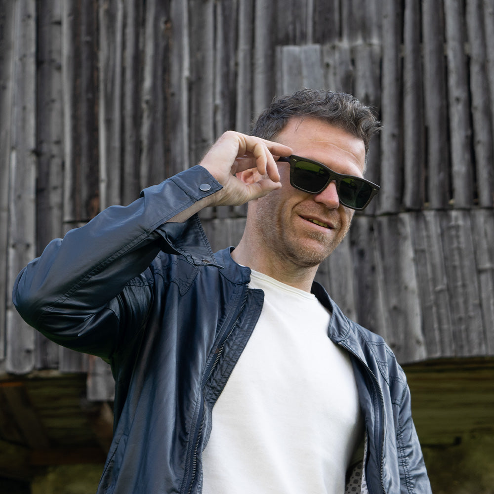 Occhiali da sole uomo bio acetato Made in Dolomiti