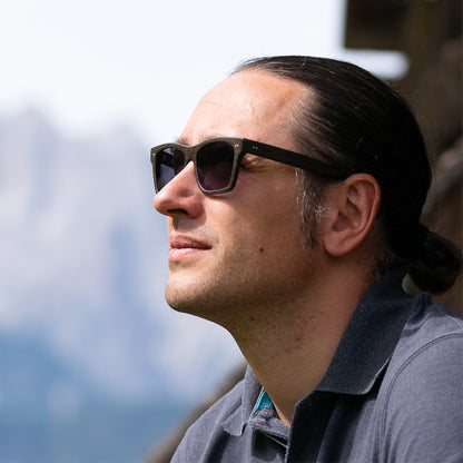 Occhiali da sole uomo bio acetato Made in Dolomiti