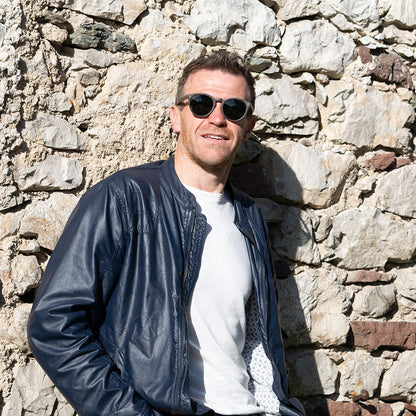 Occhiali da sole bio acetato sostenibili uomo lenti polarizzate