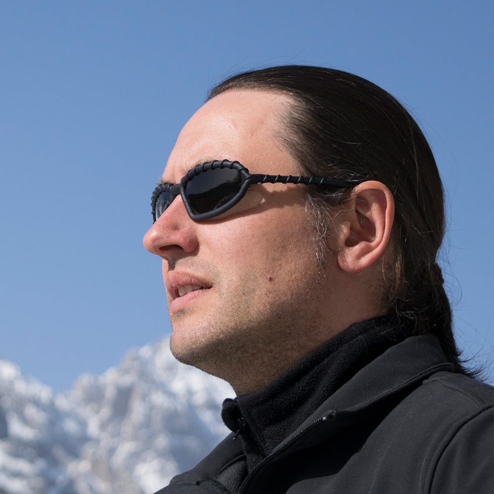 Occhiali da sole uomo artigianali stampati in 3D