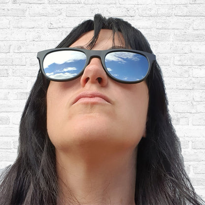 occhiali da sole lenti a specchio donna