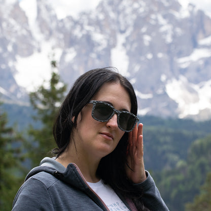 occhiali da sole donna 3D grigio