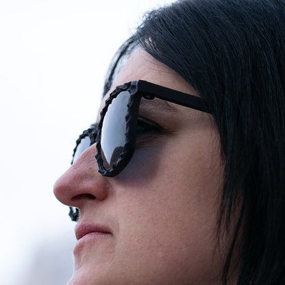 occhiali da sole donna 3D nero